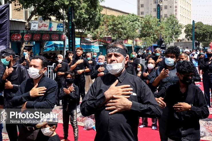 فقط ۵۰ درصد عزاداران مشهدی در محرم از ماسک استفاده کرده‌اند!