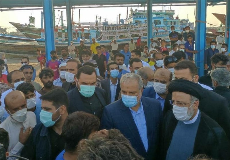 دومین سفر استانی رئیس&zwnj; جمهور | رئیسی وارد چابهار شد