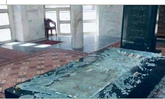 طالبان آرامگاه احمدشاه مسعود را تخریب کردند + غکس