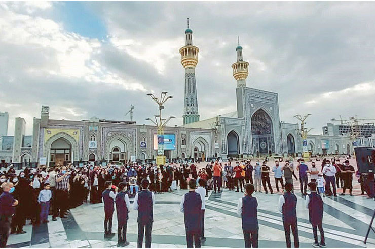 نوای «شمیم مهدوی» در مشهدالرضا (ع) نوای «شمیم مهدوی» در مشهدالرضا (ع)