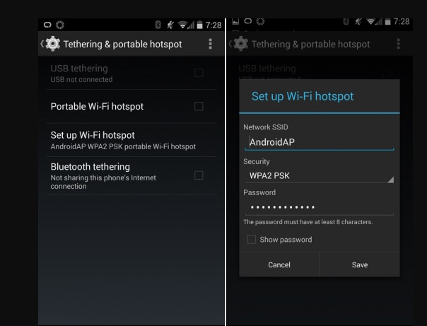 نحوه اتصال اینترنت گوشی به لپتاپ و کامپیوتر + آموزش تصویری نحوه اتصال اینترنت گوشی به لپتاپ و کامپیوتر + آموزش تصویری