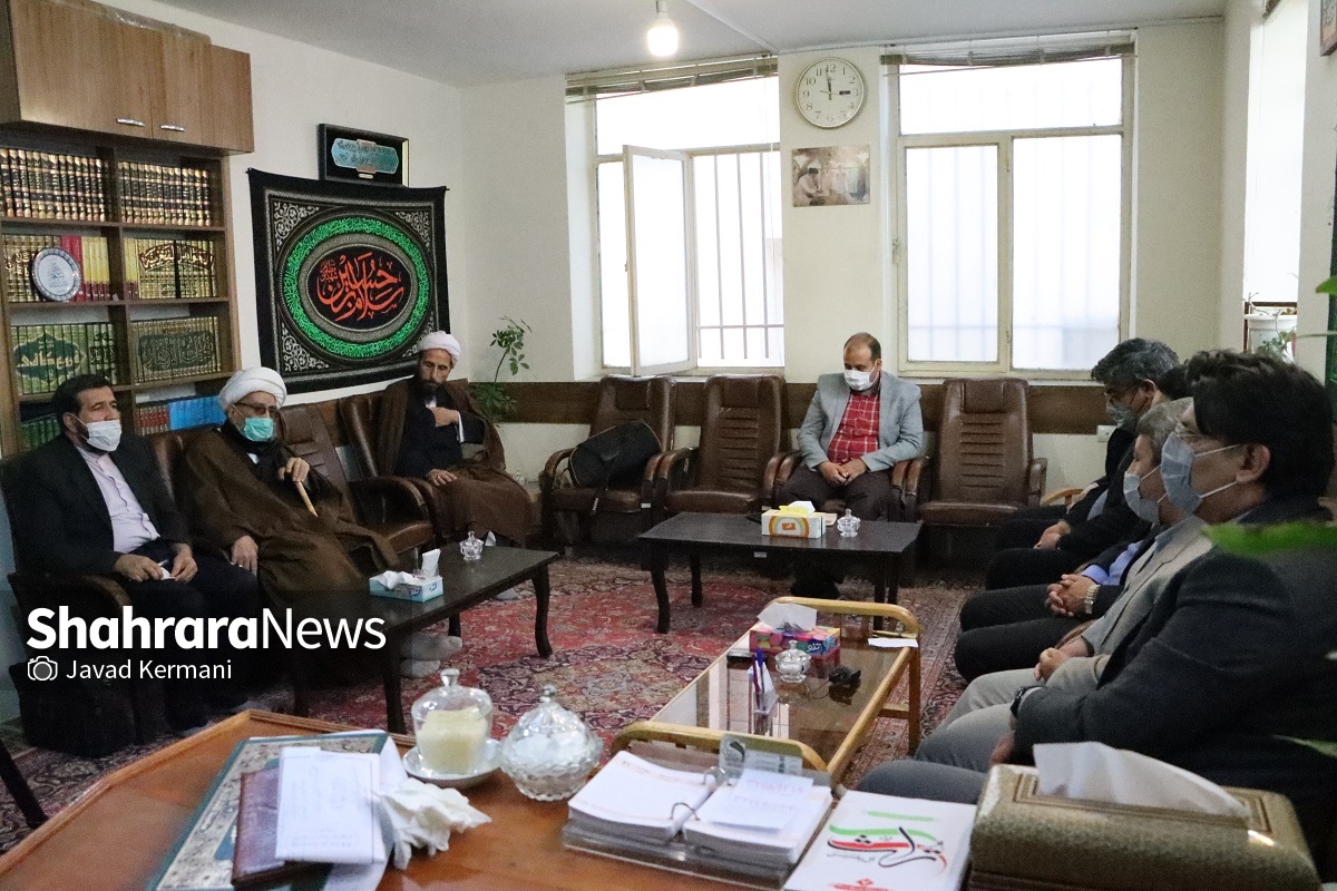 آیت‌الله اشرفی‌ شاهرودی در دیدار مدیران مؤسسه شهرآرا: فلسفه وجودی مشهد بارگاه امام رضا (ع) است