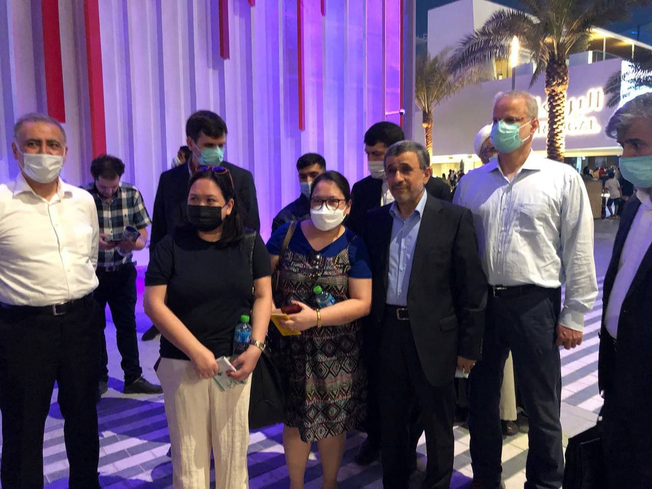 چند نکته درباره حضور پرحاشیه احمدی‌نژاد در اکسپوی دبی + عکس