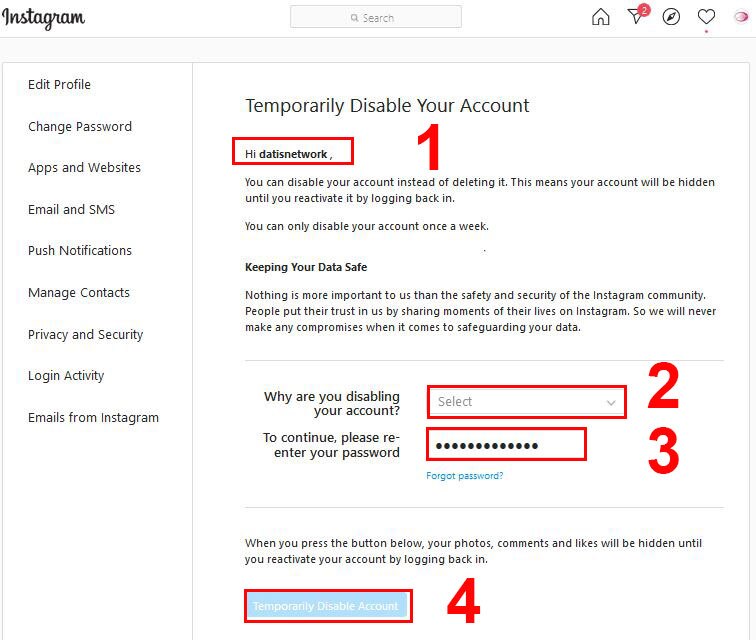 چگونه اینستاگرام خود را بدون از دست دادنش غیرفعال کنیم؟ چگونه اینستاگرام خود را بدون از دست دادنش غیرفعال کنیم؟
