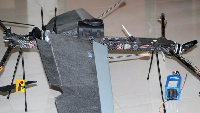 تصاویر پهپاد سرنگون شده رژیم صهیونیستی توسط حزب الله تصاویر پهپاد سرنگون شده رژیم صهیونیستی توسط حزب الله