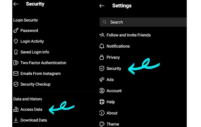 روش مشاهده، دانلود یا حذف داده های اینستاگرام + عکس روش مشاهده، دانلود یا حذف داده های اینستاگرام + عکس