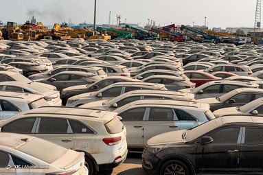 دپو خودرو‌های لوکس توقیفی در گمرک بوشهر + تصاویر