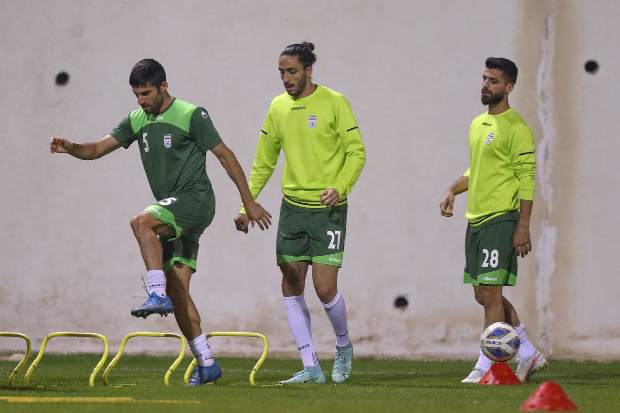 رضایت نسبی تیم ملی از زمین تمرین اردن+عکس رضایت نسبی تیم ملی از زمین تمرین اردن+عکس