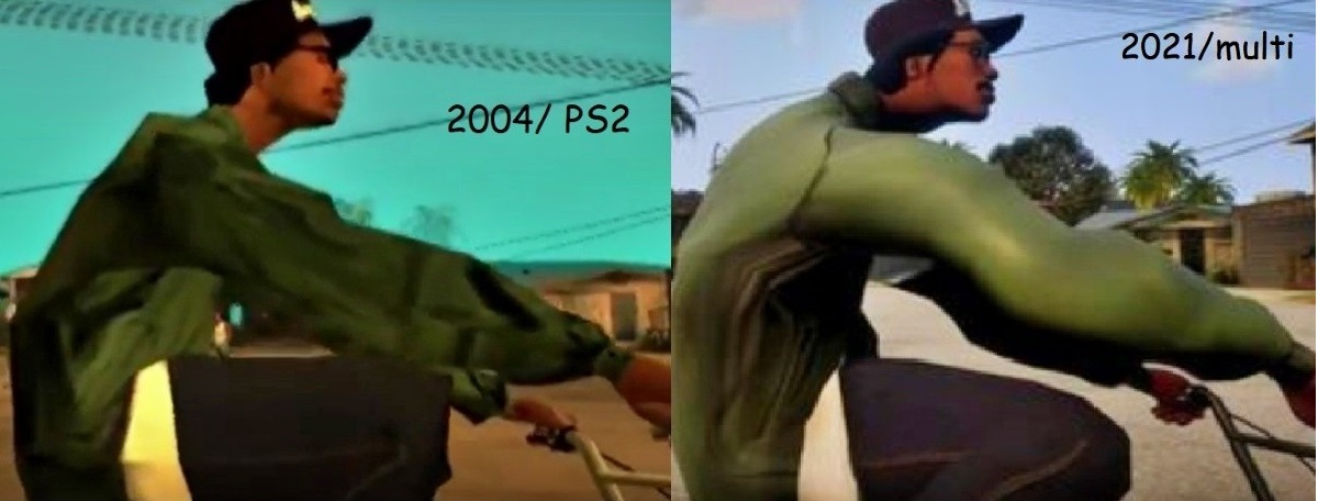 مقایسه کیفیت نسخه اصلی و نسخه ریمستر شده بازی جی تی ای راک استار برای کیفیت ریمستر تریلوژی جی تی ای از کاربران عذرخواهی کرد