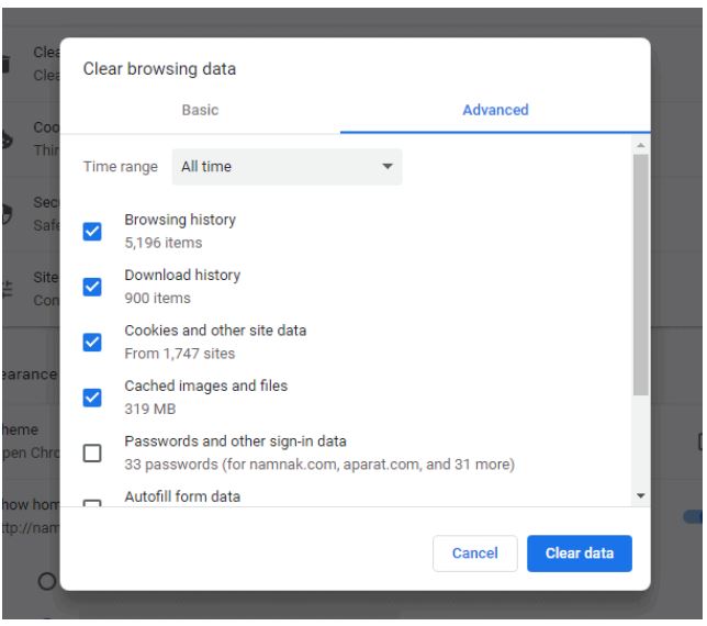 نحوه پاک کردن کش مرورگر گوشی موبایل و کامپیوتر + آموزش تصویری نحوه پاک کردن کش مرورگر گوشی موبایل و کامپیوتر + آموزش تصویری