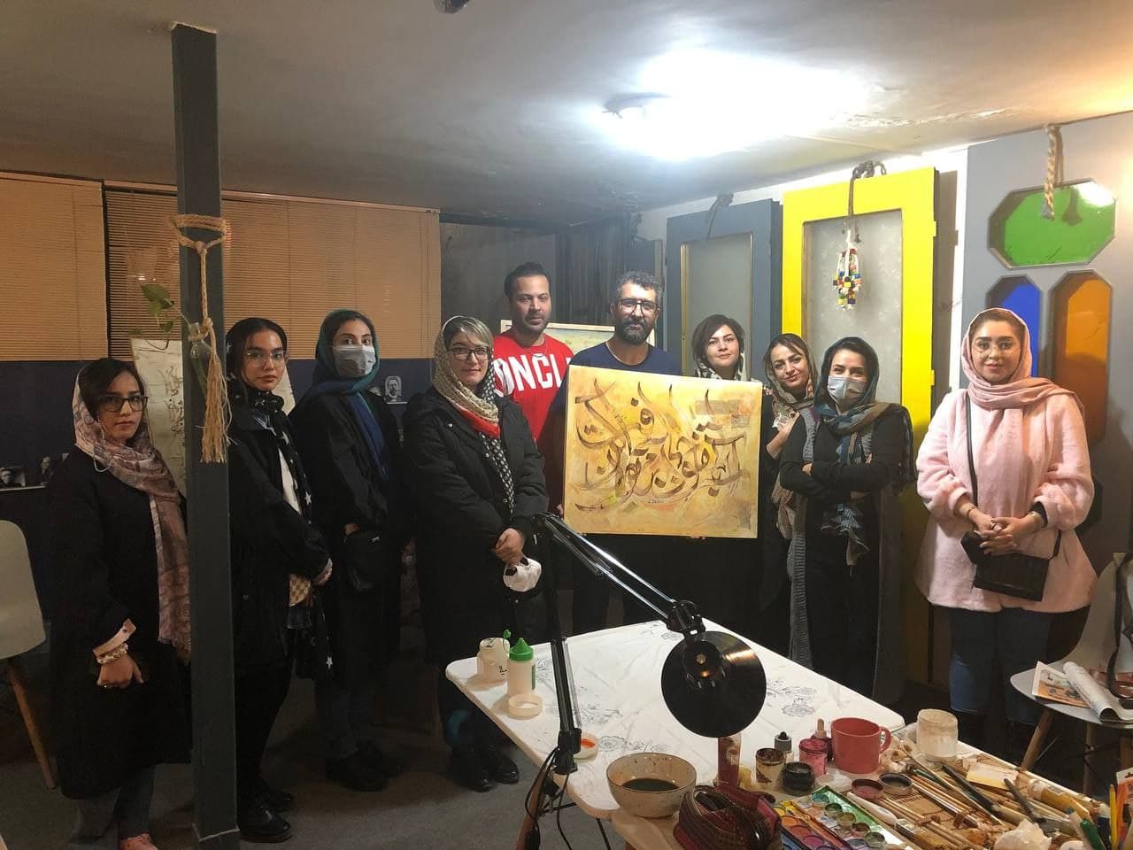 خلاقیتهای خط در ورکشاپ «هنر خط» خلاقیتهای خط در ورکشاپ «هنر خط»