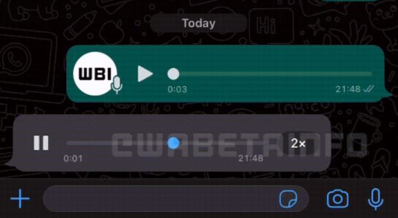 سرعت پخش پیامهای صوتی فوروارد شده در واتس اپ تغییر می کند + جزئیات سرعت پخش پیامهای صوتی فوروارد شده در واتس اپ تغییر می کند + جزئیات