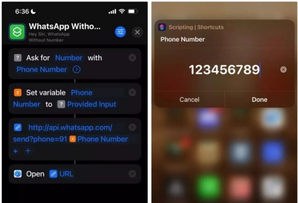 بدون ذخیره شماره تلفن در واتس اپ پیام بدهید بدون ذخیره شماره تلفن در واتس اپ پیام بدهید