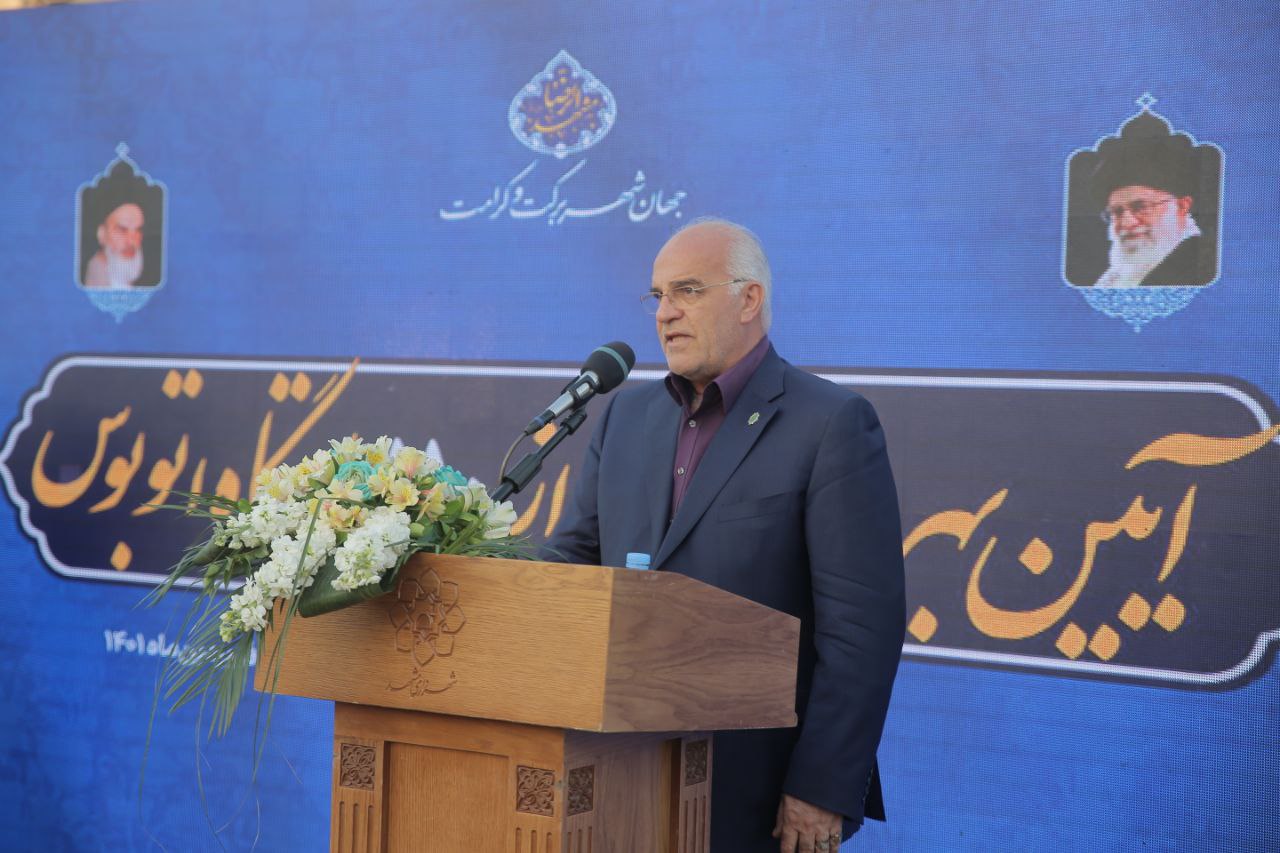 بهره‌برداری رسمی از ۱۱۰ دستگاه اتوبوس جدید و بازسازی شده در مشهد