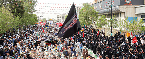 وداع با شکوه با شهید رمضان وداع با شکوه با شهید رمضان