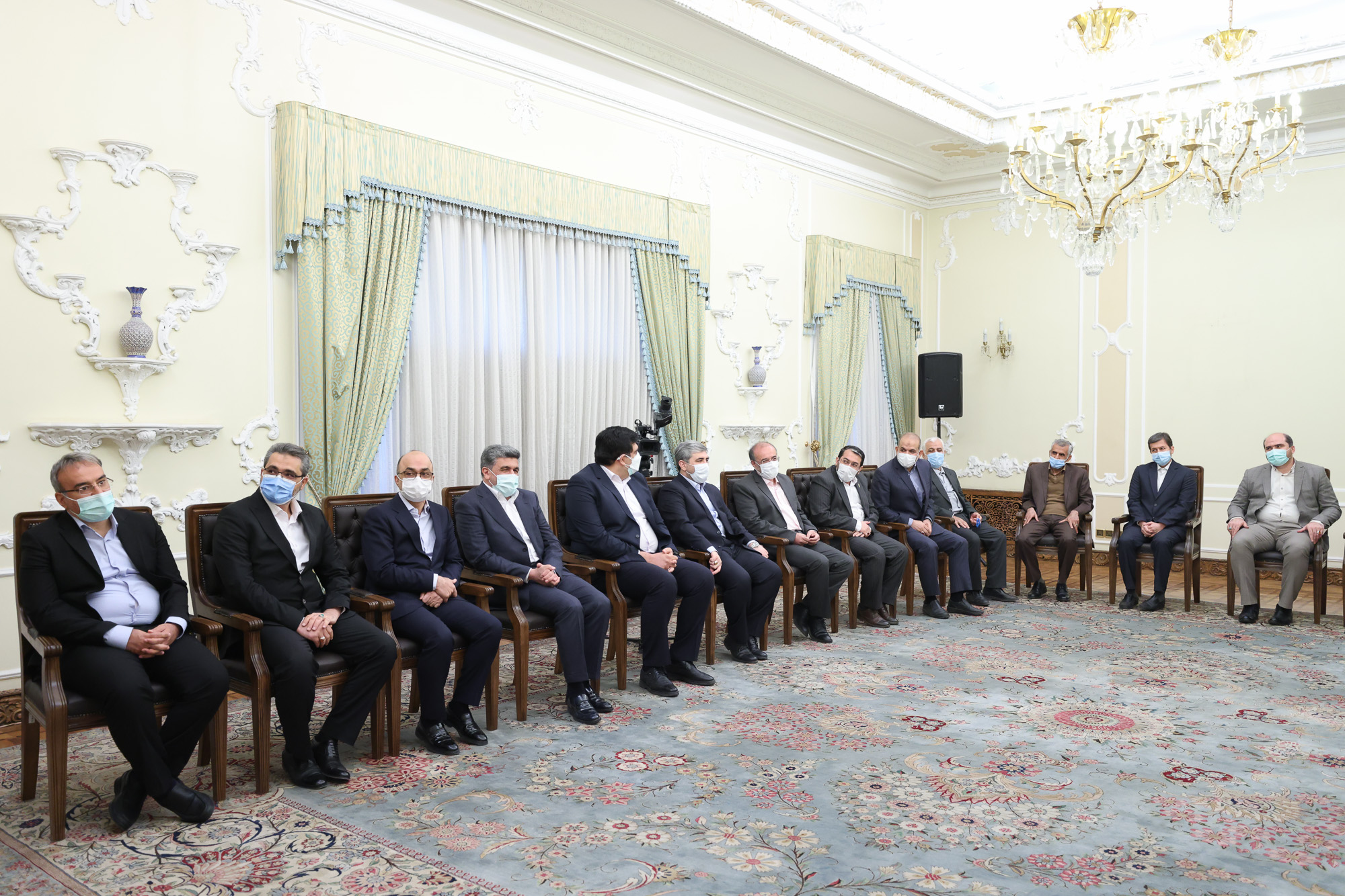 دیدار نوروزی رئیس جمهور با برخی مقامات لشکری و کشوری + عکس دیدار نوروزی رئیس جمهور با برخی مقامات لشکری و کشوری + عکس