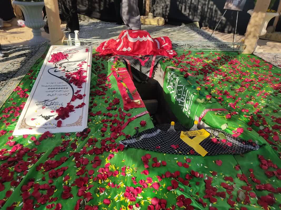 پیکر مطهر شهید گمنام در دانشگاه علوم پزشکی مشهد آرام گرفت