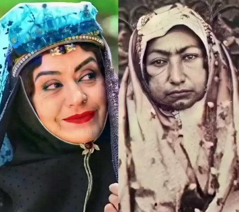 شباهت مریلا زارعی به عکس واقعی نقش اصلی جیران شباهت مریلا زارعی به عکس واقعی نقش اصلی جیران