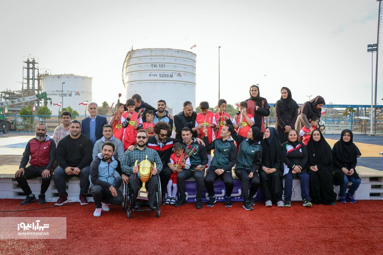 حضور قهرمانان ملی و ورزشکاران المپیک و پارالمپیک در جمع کودکان سندروم داون خوزستان + عکس