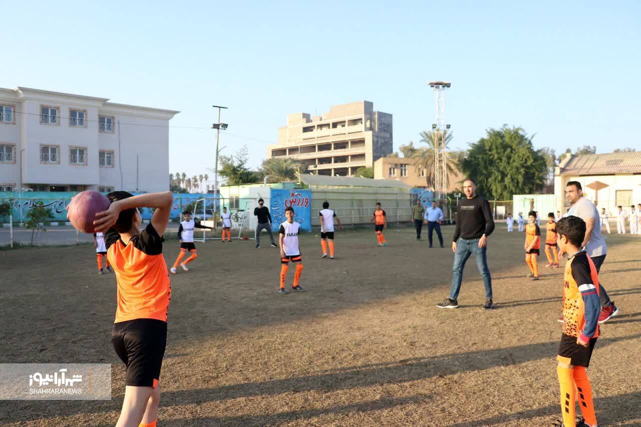 حضور قهرمانان ملی و ورزشکاران المپیک و پارالمپیک در جمع کودکان سندروم داون خوزستان + عکس