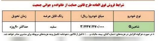 فروش فوق العاده سایپا (خودرو شاهین) بدون قرعهکشی از امروز ۳ دی ماه ۱۴۰۱ + جزئیات فروش فوق العاده سایپا (خودرو شاهین) بدون قرعهکشی از امروز ۳ دی ماه ۱۴۰۱ + جزئیات