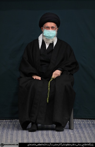 دومین شب مراسم عزاداری شهادت حضرت زهرا (س) با حضور رهبر معظم انقلاب + تصاویر