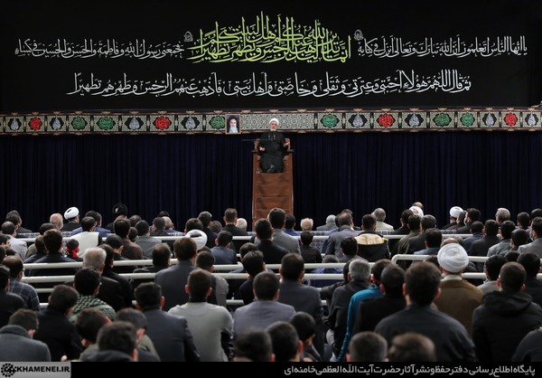 دومین شب مراسم عزاداری شهادت حضرت زهرا (س) با حضور رهبر معظم انقلاب + تصاویر