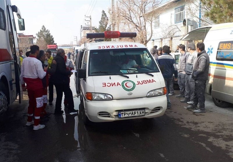 مصدومیت ۶۵ نفر در انفجار کارخانه رنگ‌سازی آذرشهر + تصاویر و جزئیات