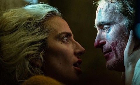 لیدی گاگا در کنار جوکر جدید