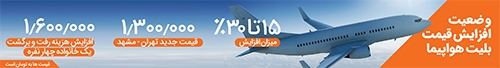 بلیت هواپیما در چاله هوایی بلیت هواپیما در چاله هوایی