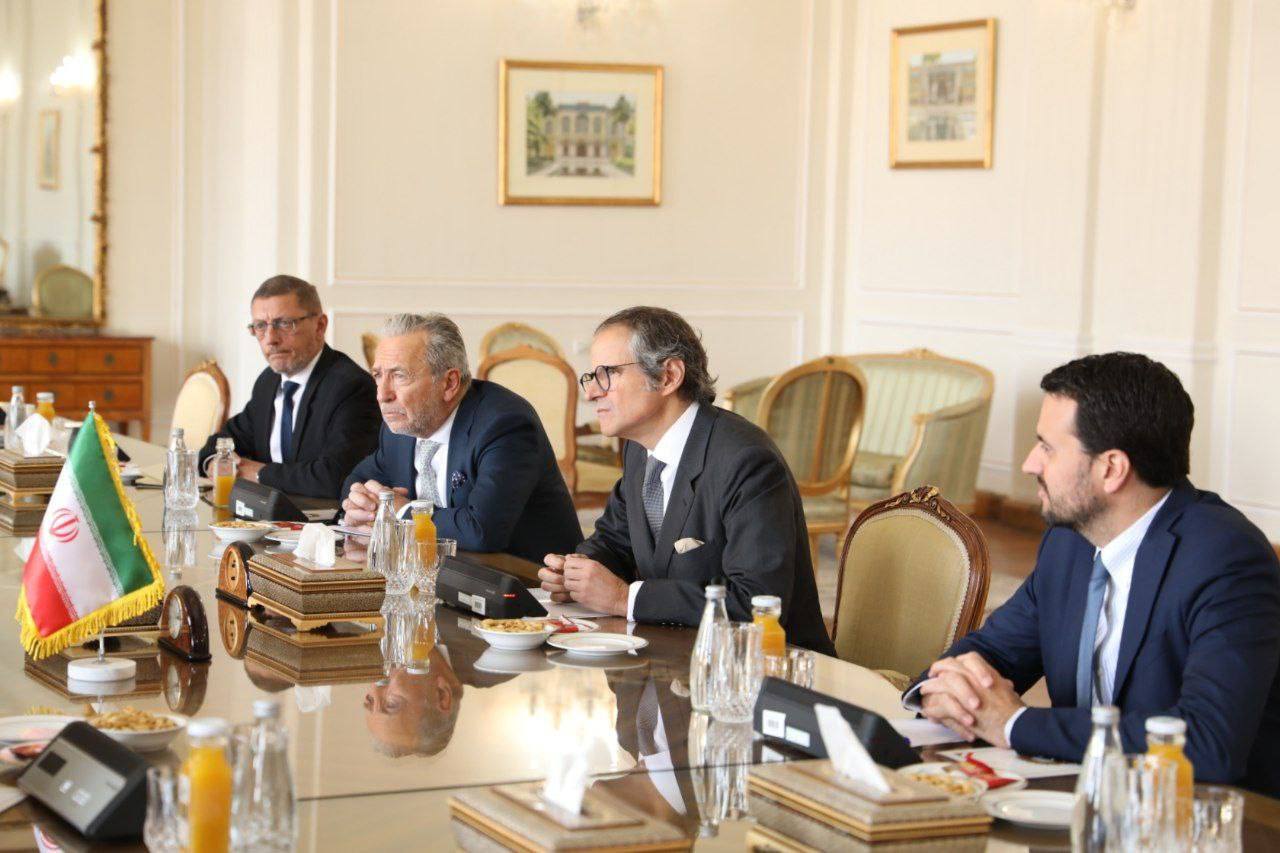 رافائل گروسی به دیدار امیرعبداللهیان رفت