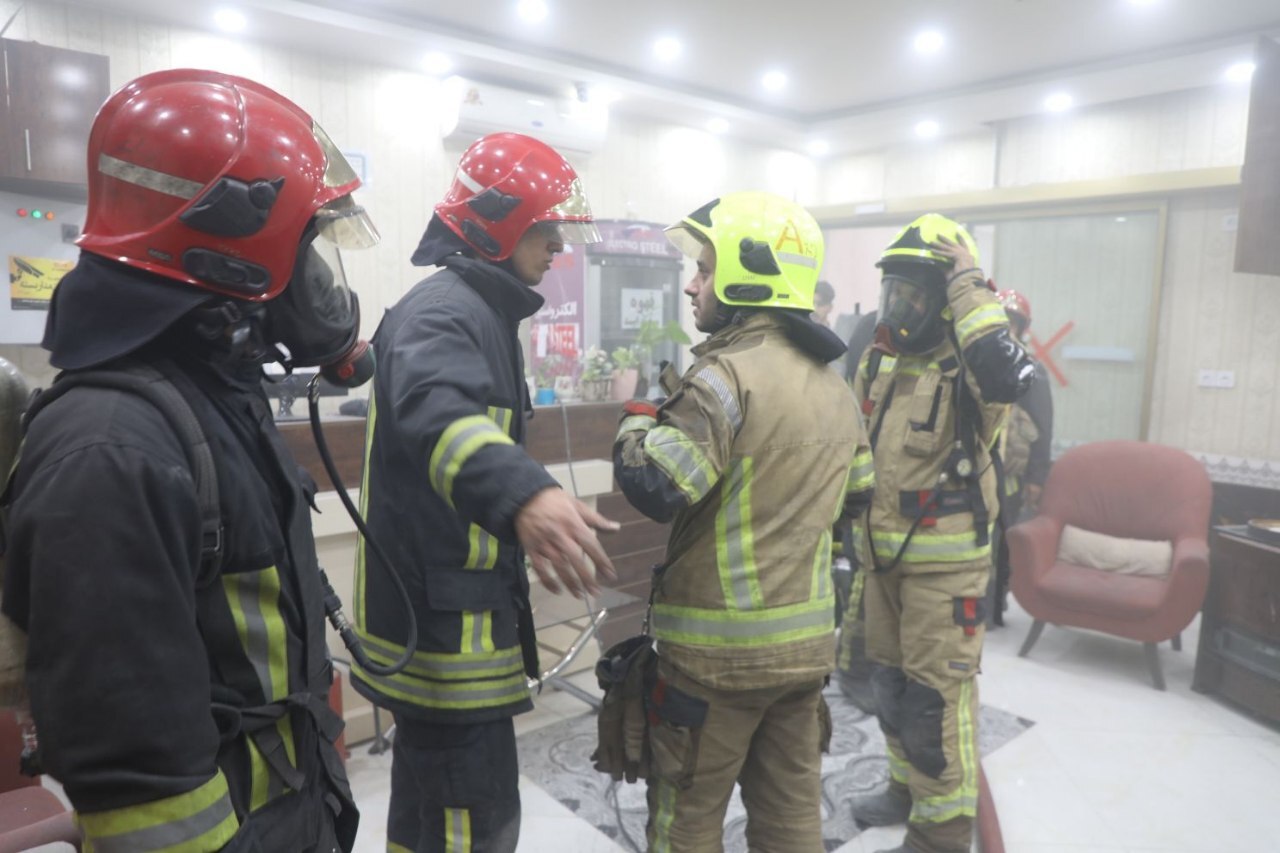 آتش سوزی یک خانه‌مسافر در مشهد مهار شد + تصاویر