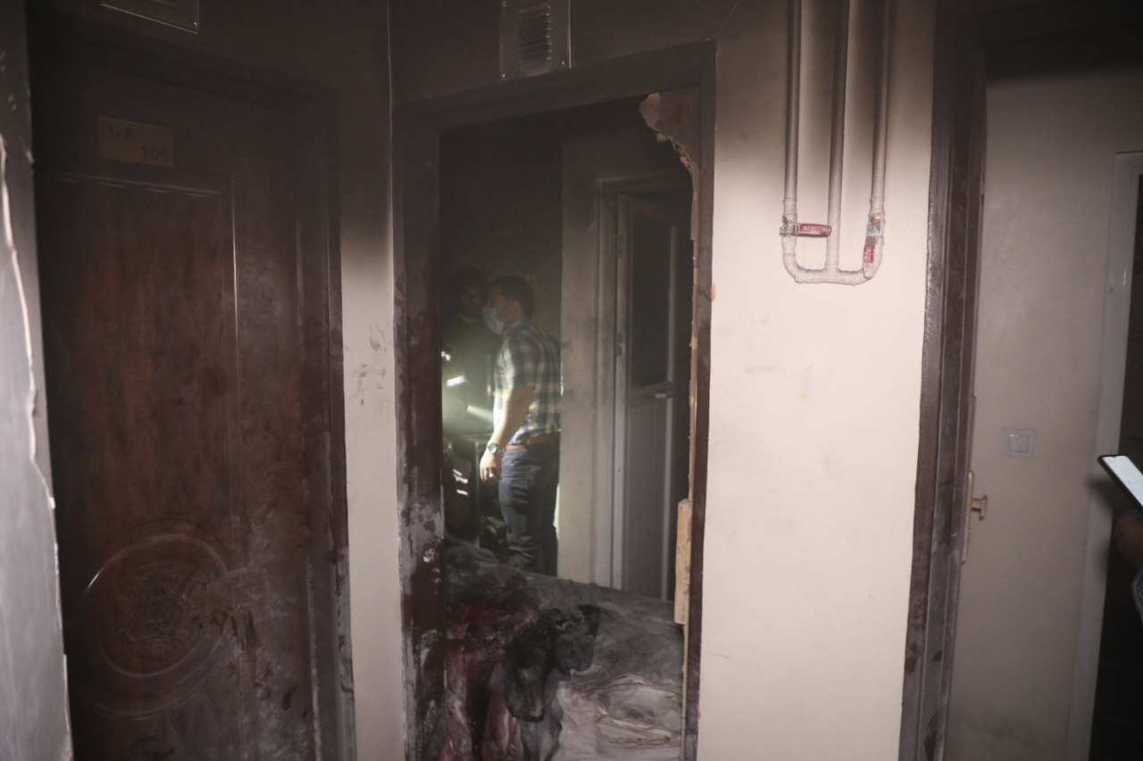 آتش سوزی یک خانه‌مسافر در مشهد مهار شد + تصاویر