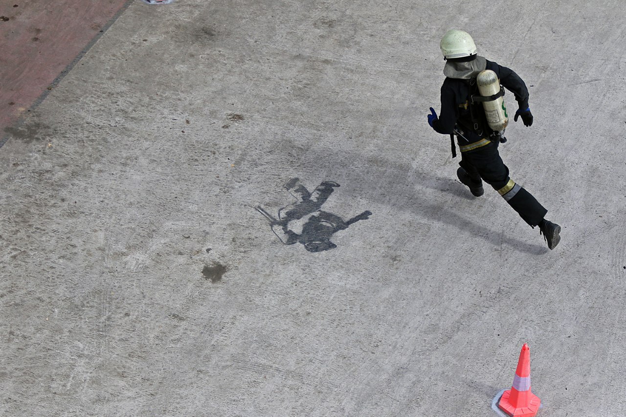 مسابقات عملیاتی ورزشی FCC (برج) آتش نشانی در مشهد برگزار شد + تصاویر