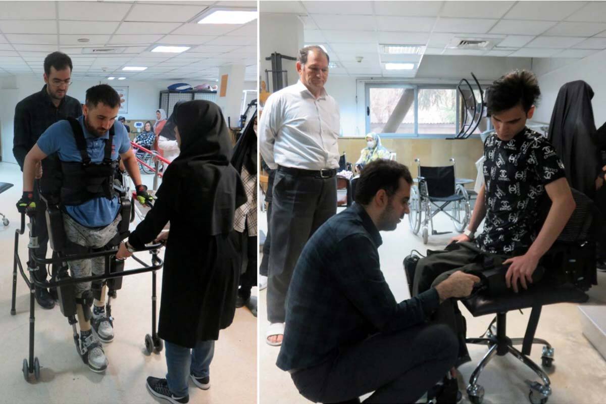 جدیدترین نسخه ربات پوشیدنی بیماران دارای ضایعه نخاعی در دانشگاه علوم توانبخشی رونمایی شد جدیدترین نسخه ربات پوشیدنی بیماران دارای ضایعه نخاعی در دانشگاه علوم توانبخشی رونمایی شد