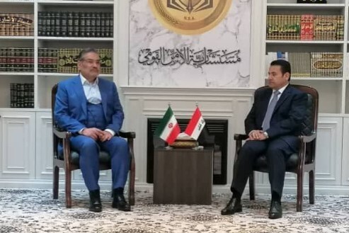 شمخانی: تداوم شیطنتهای آمریکا قابل تحمل نیست| توسعه همهجانبه روابط با اجرای توافقنامه امنیتی میان ایران و عراق+ فیلم شمخانی: تداوم شیطنتهای آمریکا قابل تحمل نیست| توسعه همهجانبه روابط با اجرای توافقنامه امنیتی میان ایران و عراق+ فیلم