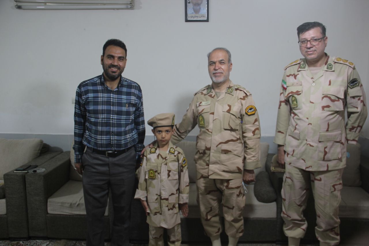 فرزند «شهید دارایی» مرزیار افتخاری شد