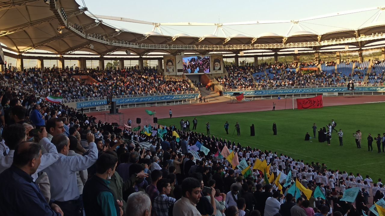 اجتماع عظیم به وقت قدس ۲ در مشهد برگزار شد + عکس و فیلم اجتماع عظیم به وقت قدس ۲ در مشهد برگزار شد + عکس و فیلم