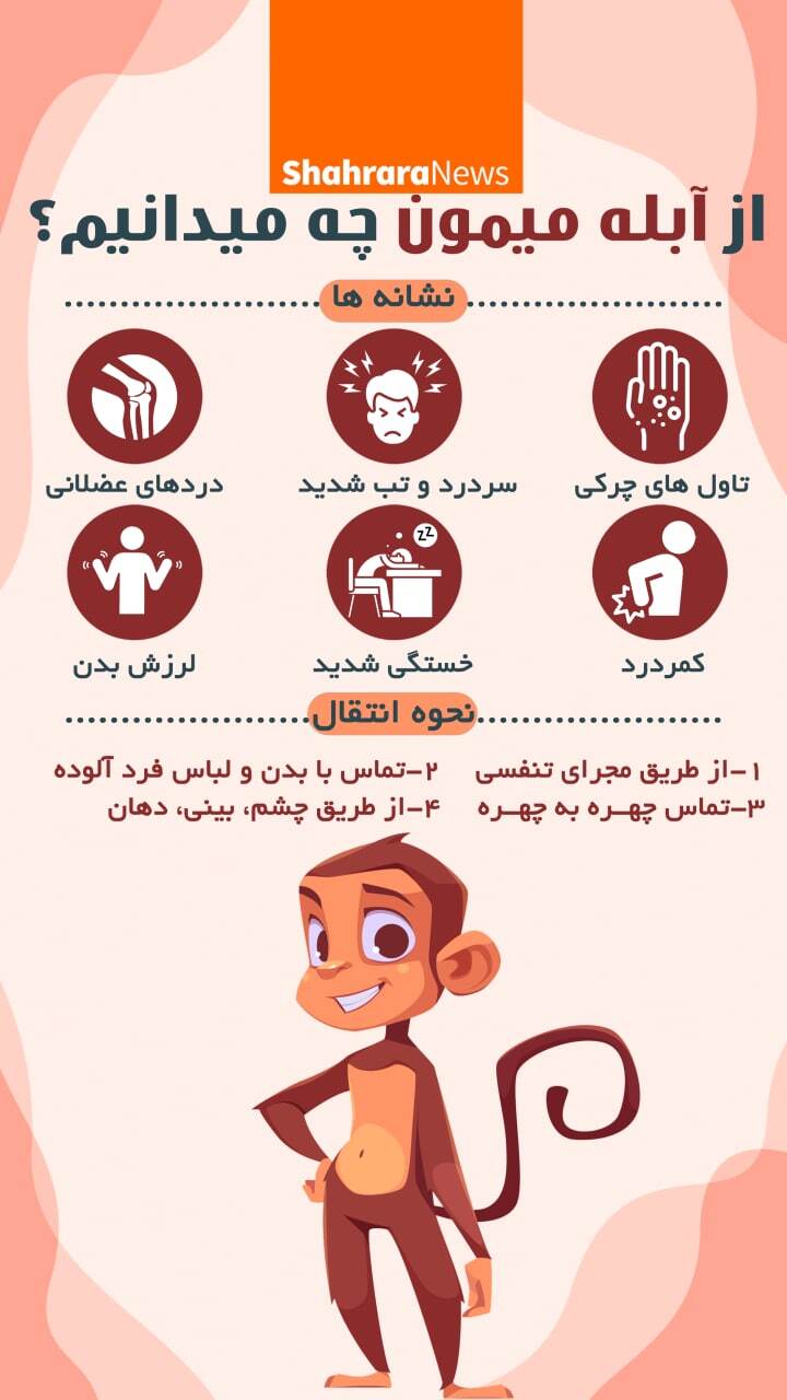 اینفوگرافیک | از آبله میمون چه می دانید؟