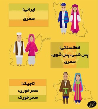 افغانستانی&zwnj;ها به سحری چه می&zwnj;گویند؟