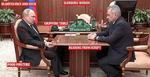 پوتین به پارکینسون یا سرطان مبتلا شده است؟ + فیلم پوتین به پارکینسون یا سرطان مبتلا شده است؟ + فیلم