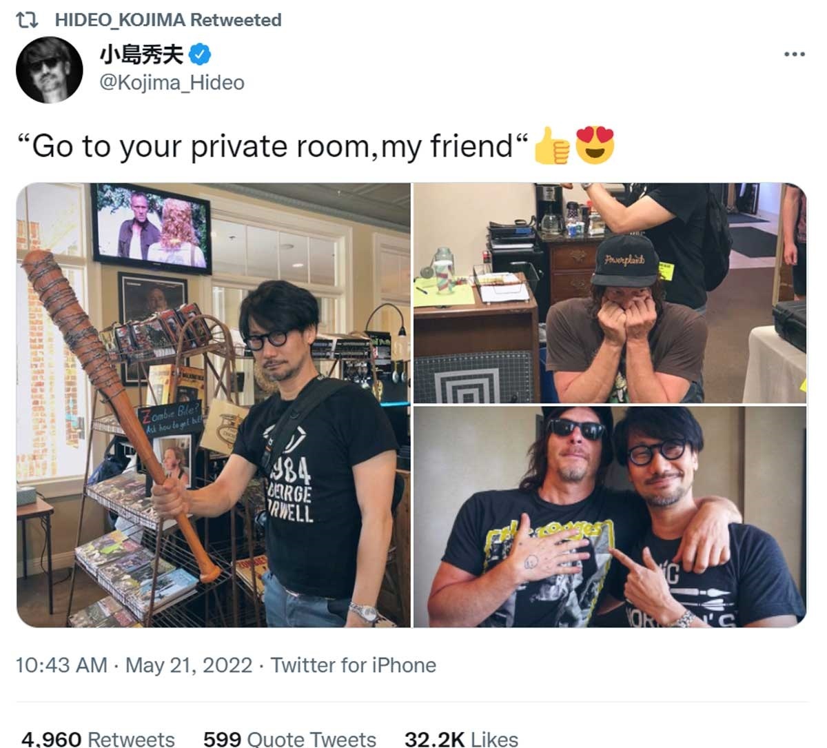 هیدئو کوجیما به صحبتهای نورمن ریداس درباره خبر ساخت Death Stranding ۲ واکنش نشان داد هیدئو کوجیما به صحبتهای نورمن ریداس درباره خبر ساخت Death Stranding ۲ واکنش نشان داد