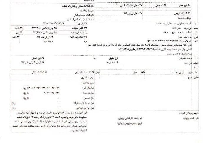 سخنگوی گمرک: محموله صادراتی ارسالی به افغانستان بنزین نبود| تاجر افغان اطلاعات غلط داده بود
