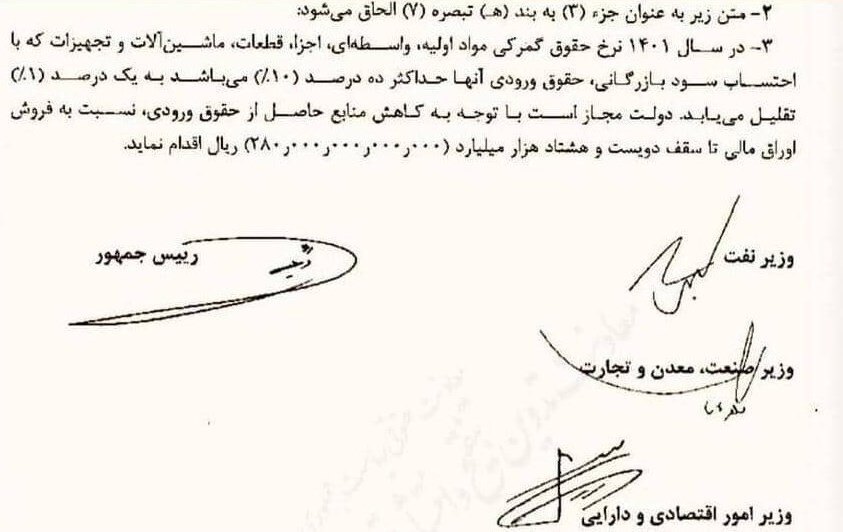 انصراف دولت از ۲۸ هزار میلیارد تومان درآمد گمرکی برای جلوگیری از تورم وارداتی + جزئیات انصراف دولت از ۲۸ هزار میلیارد تومان درآمد گمرکی برای جلوگیری از تورم وارداتی + جزئیات