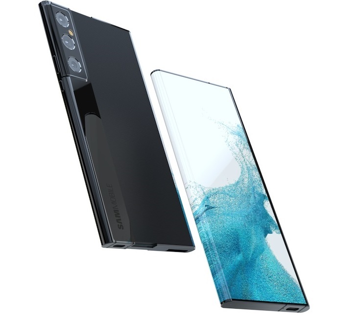 طراحی احتمالی اولین گوشی سامسونگ با نمایشگر رول‌شونده فاش شد