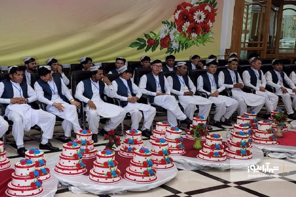 عروسی دستهجمعی ۷۰ زوج جوان در کابل + عکس عروسی دستهجمعی ۷۰ زوج جوان در کابل + عکس