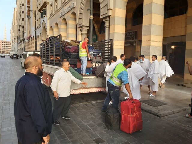 حجاج ایرانی وارد مکه شدند حجاج ایرانی وارد مکه شدند