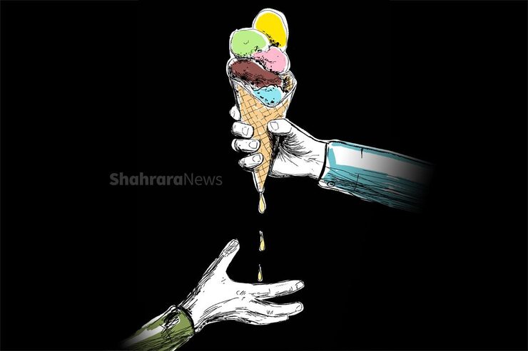 طرح از رضا جنگی، کارتونیست روزنامه شهرآرا