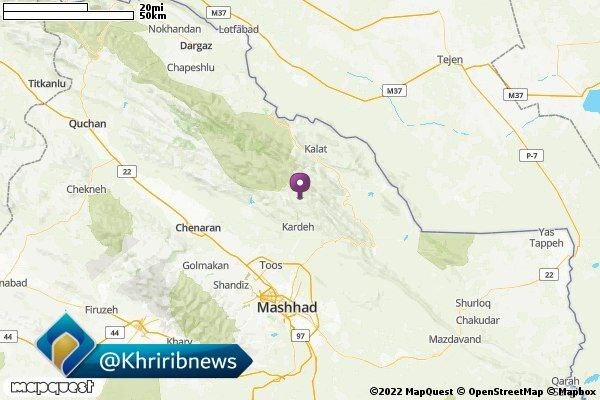 زلزله مشهد را لرزاند+ جزئیات (۴ خردادماه ۱۴۰۱) زلزله مشهد را لرزاند+ جزئیات (۴ خردادماه ۱۴۰۱)