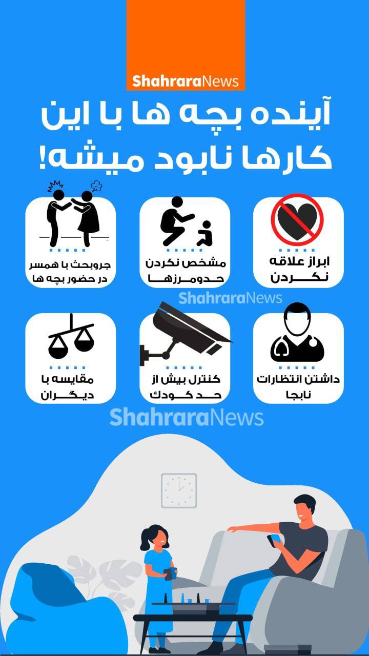 اینفوگرافی| آینده بچه&zwnj;ها با این کار&zwnj;ها نابود می&zwnj;شود!